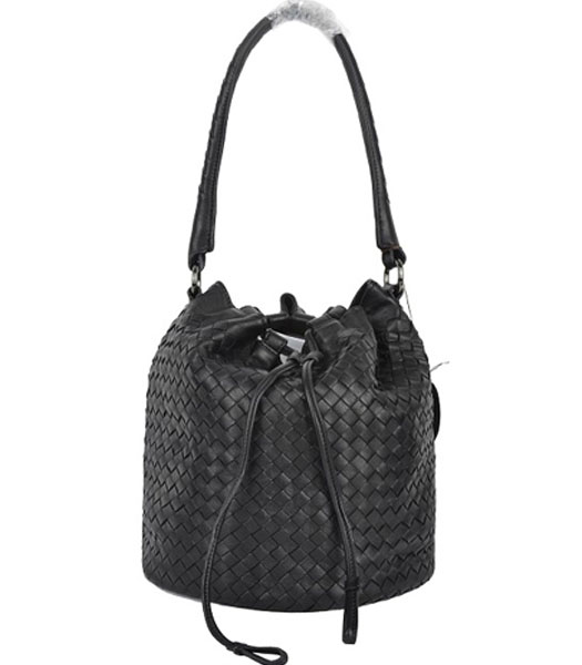 Borsa Bottega Veneta Woven Fever intrecciato con coulisse spalla B